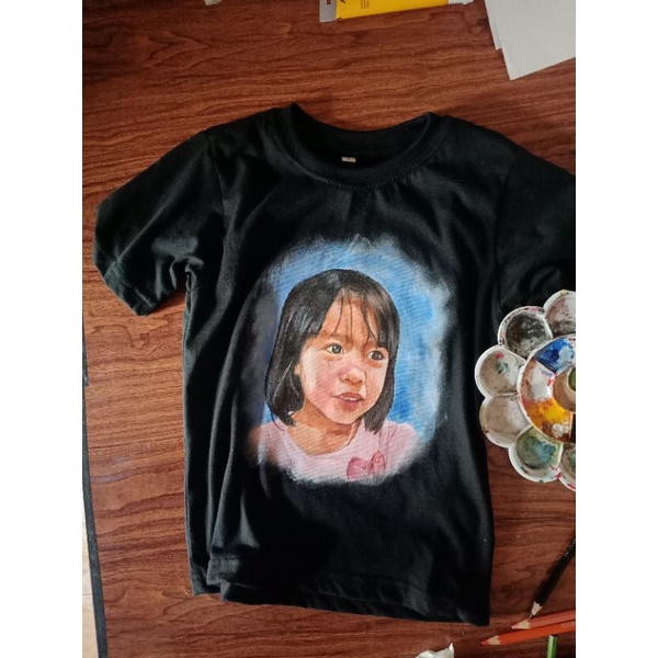 kaos lukis wajah custom