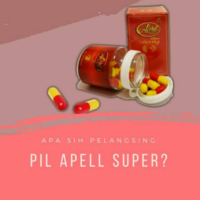 APEL SUPER PELANGSING ECER 15 KAPSUL - PELANGSING AMPUH MURAH