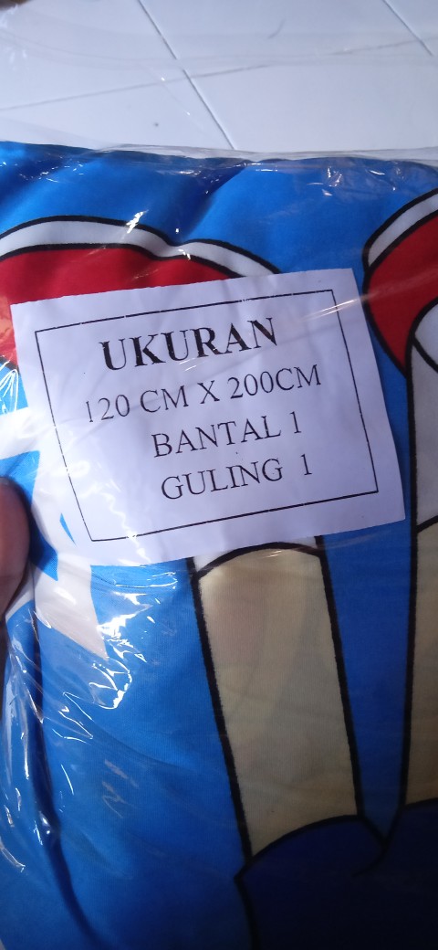 Sprei Doraemon Star Uk 90, 100, 120, 160, 180, 200