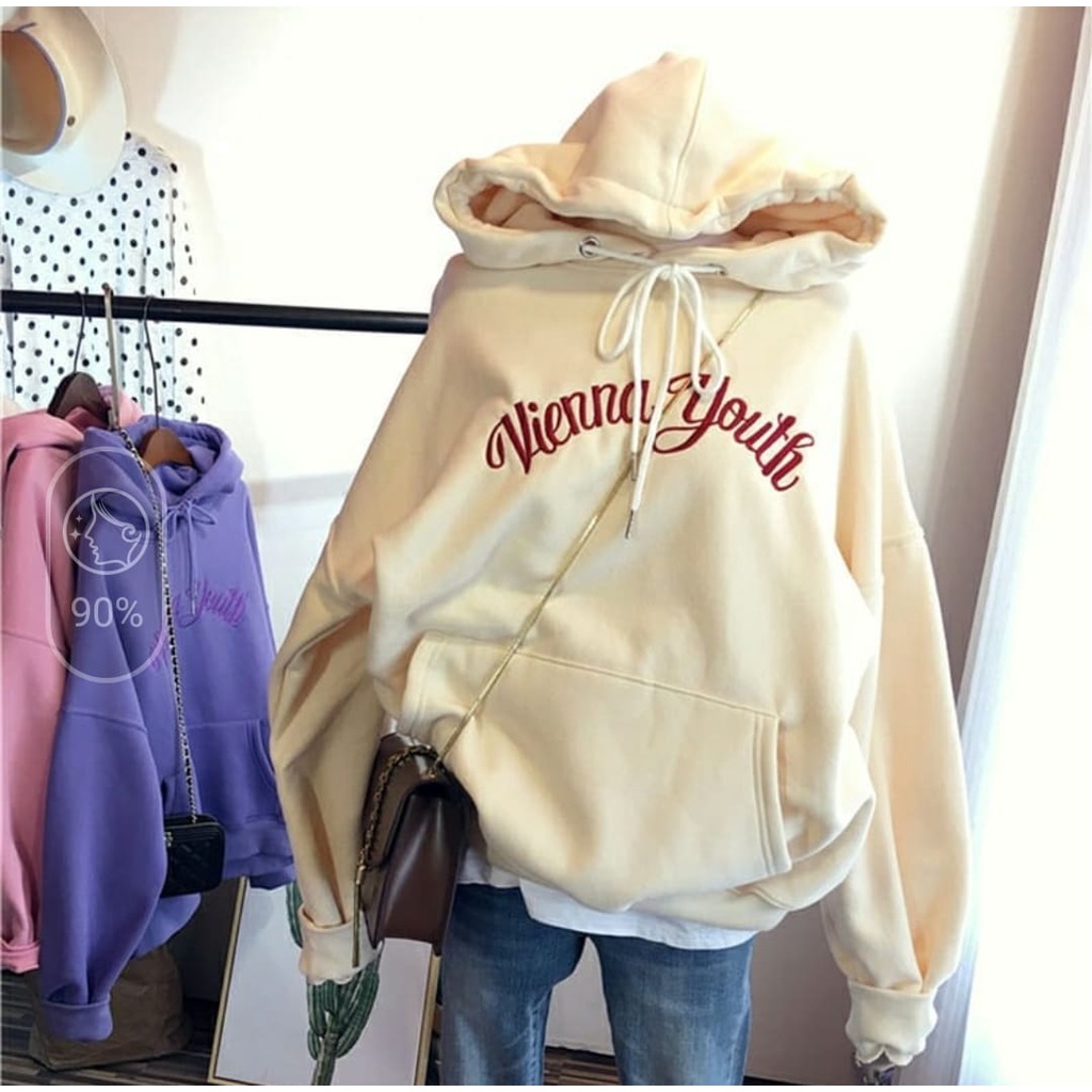 HOODIE SWEATER VIENNA YOUTH MIX BORDIR FLEECE