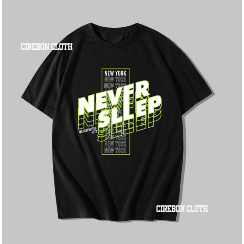 NEVER SLEEP T-SHIRT (crbn_cloth)