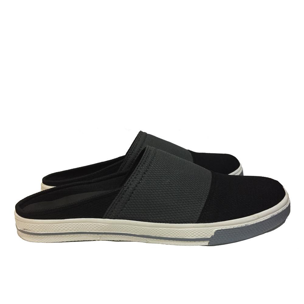 ALBI Sandal Selop Pria Sepatu Sandal Kain Pria Casual - Abu Abu
