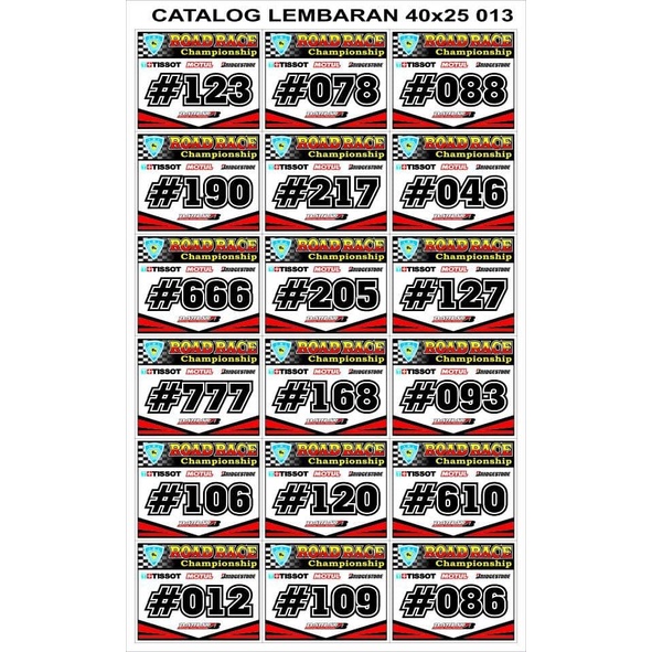 

Stiker Lembaran