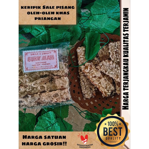 

BUKITALAM-Keripik Sale Pisang oleh-oleh khas priangan 165gram