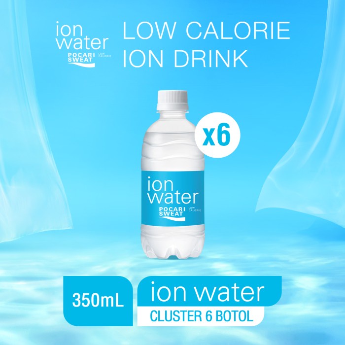 

ION WATER PET 350 ml Cluster Pack isi 6 Botol (BERKUALITAS)