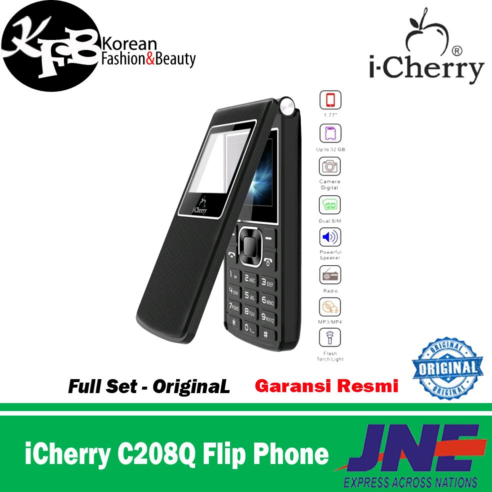 HP murah iCherry C208Q Flip Phone - ORIGINAL - GARANSI