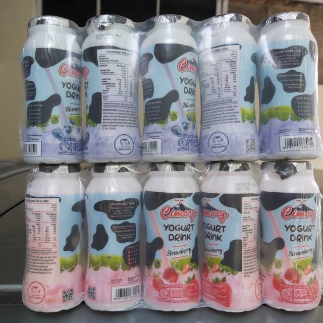 Cimory Yogurt Drink Rasa Strawberry dan Blueberry Mini 70ml 1 pack isi 5 pcs