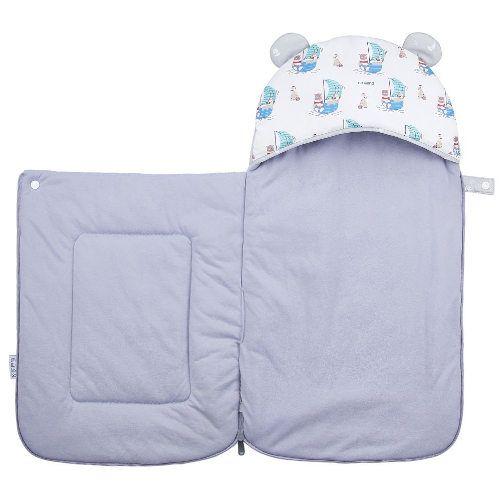 Omiland Sleeping Bag Kantong Tidur Bayi Lembut &amp; Hangat Sailor Series - OB26161-2