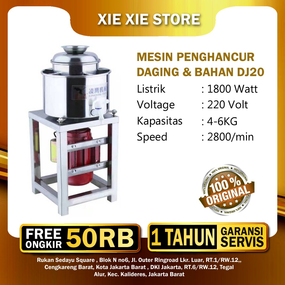 Mesin Adonan Bakso / Daging / Meat Mixer - DJ 20