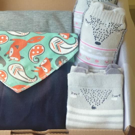 

♟ Paket Hampers Bayi Kado lahiran bayi Gift set bayi Newborn Set Grey - grey, tnp krts kado ❃