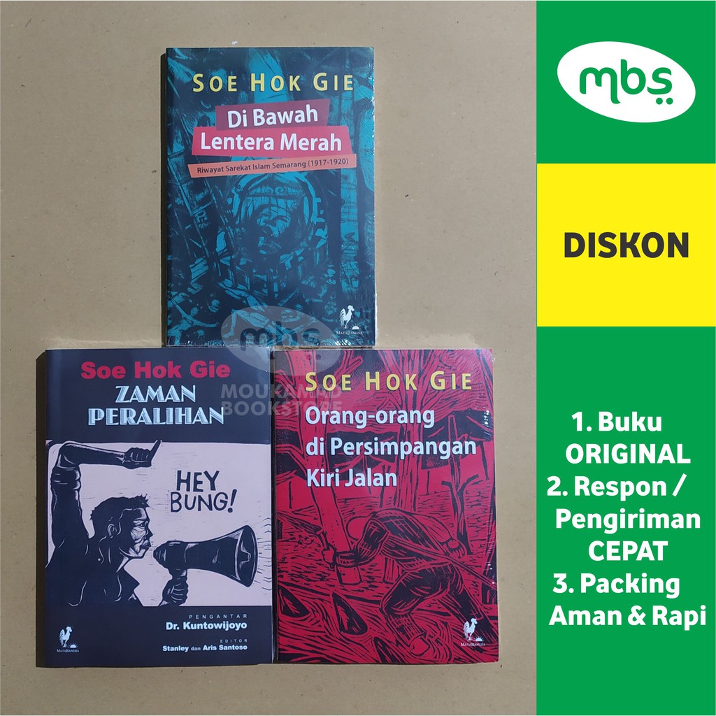 PAKET BUKU SOE HOK GIE - 3 Buku Original