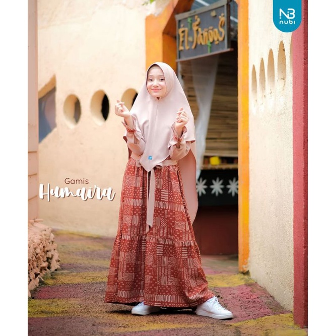 Ready *Humaira Series Gamis kids nubi*