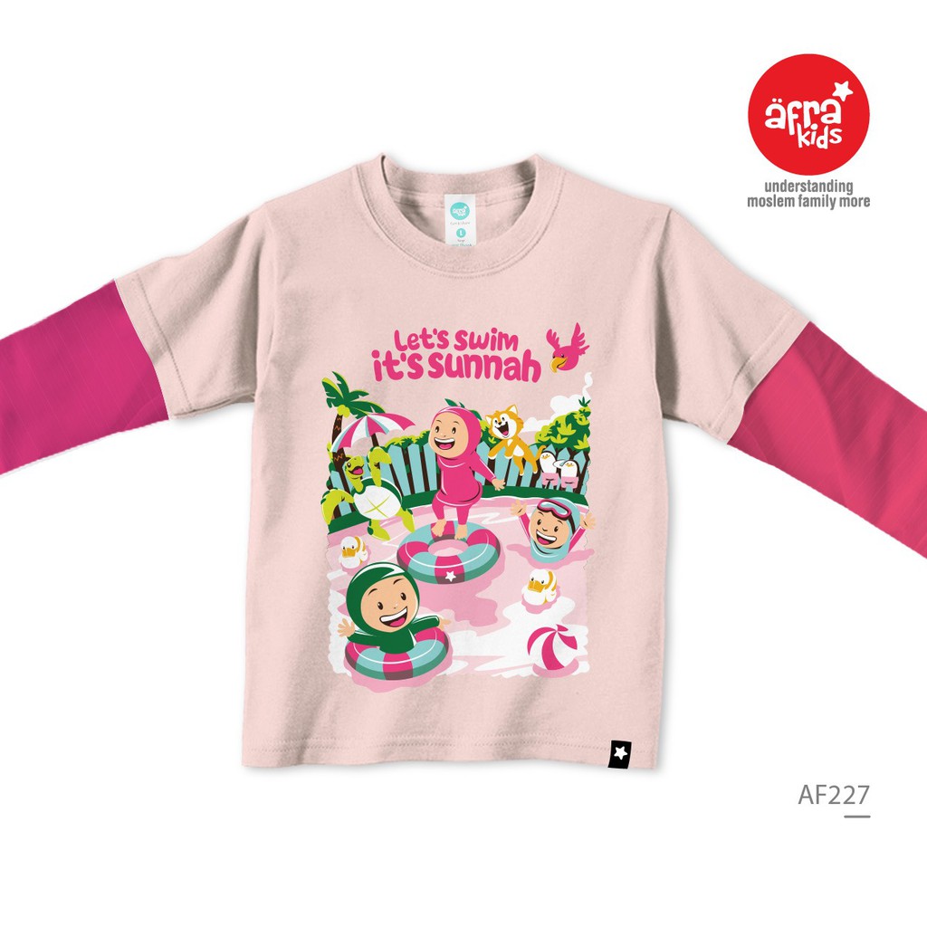 Afrakids AF227 Baju Kaos Anak Muslim Lengan Panjang Afrakids AF227 Baju Kaos Anak Muslim Lengan Panjang