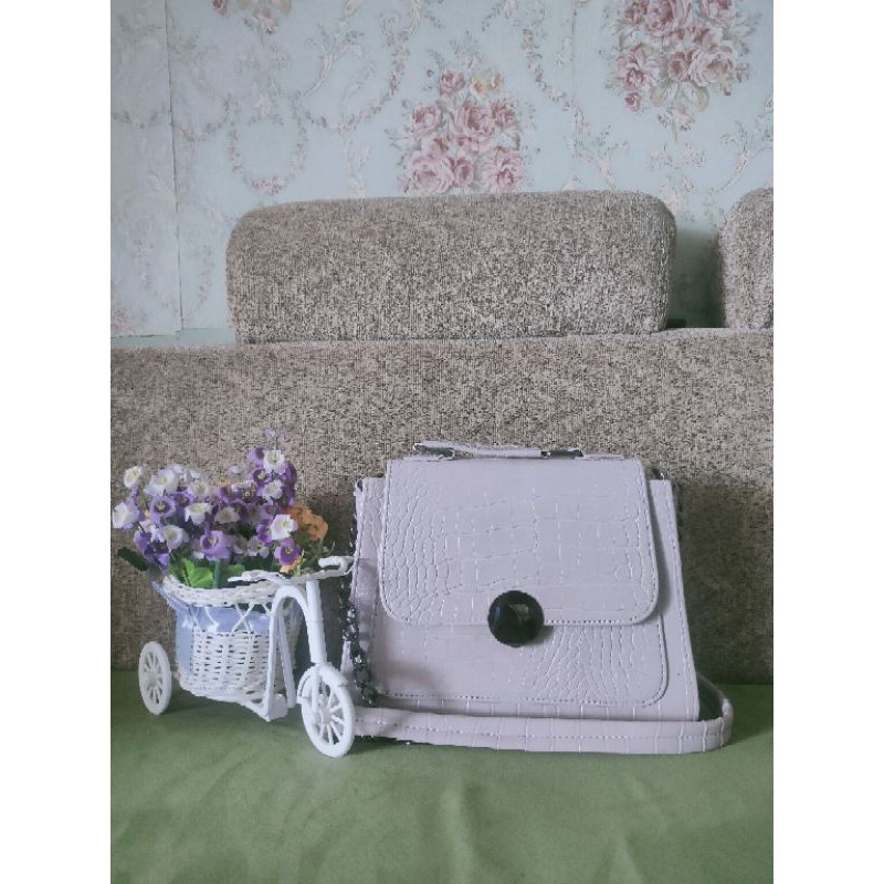 Tas Warna Lilac Preloved / Tas Second