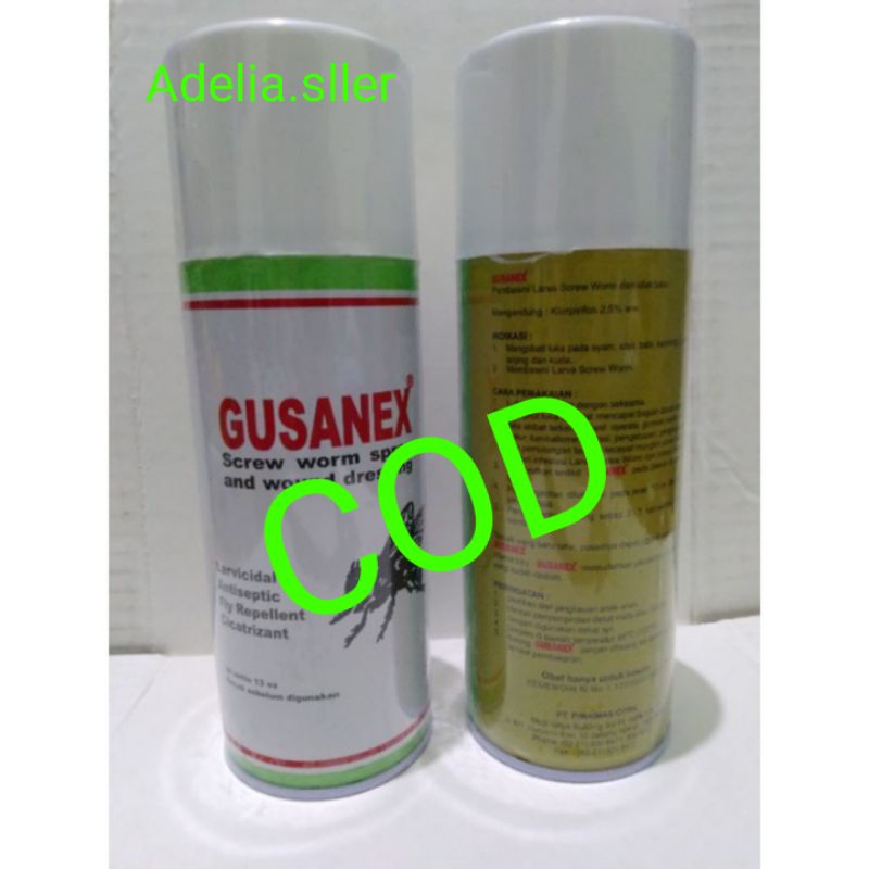 obat hewan gusanex spray obat semprot anti lalat untuk luka hewan 100% asli original