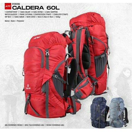 Carrier Rei  Caldera 60L 9396 Tas Gunung Rei Original- RPT