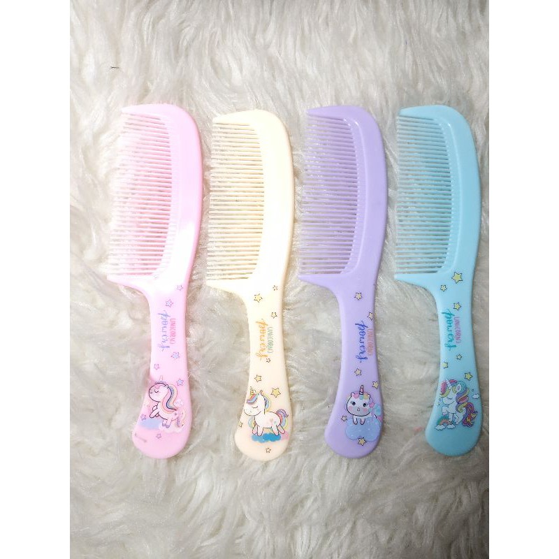 SS12 Sisir Plastik HelloKity/Unicorn 1pcs