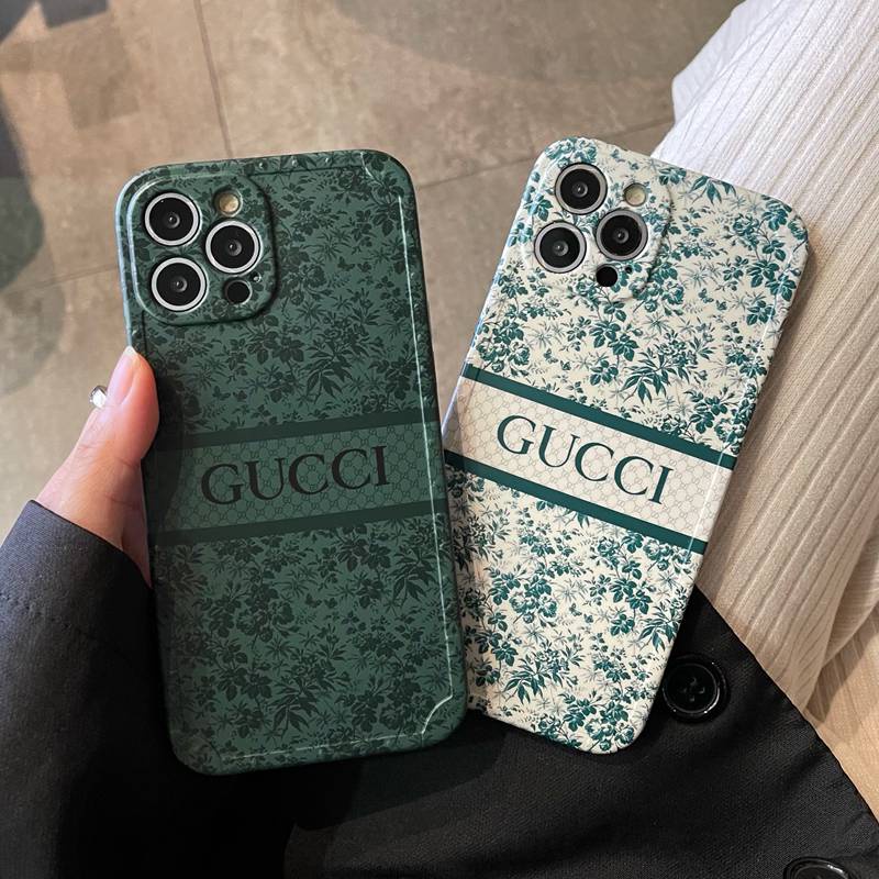Soft Case Silikon Desain Gucci Untuk IPhone 7 8 Plus XR XS Max SE 11 Pro Max 12 13 Pro Max