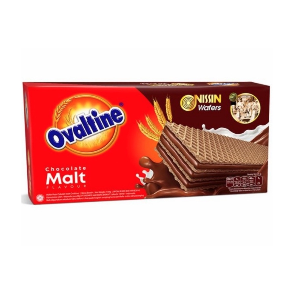 

Nissin Wafers Ovaltine Chocolate Malt 150 gram