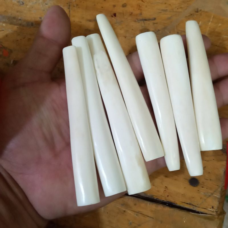 Pipa Rokok Asli Dari Tulang Sapi Rasa Gading