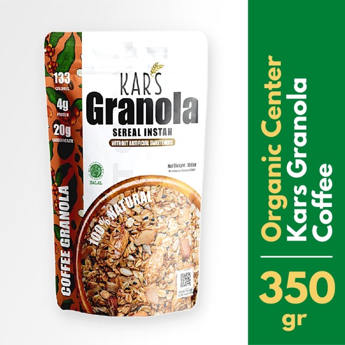 

Jual Organic Center - Kars Granola Coffe 350Gr - Cemilan Diet