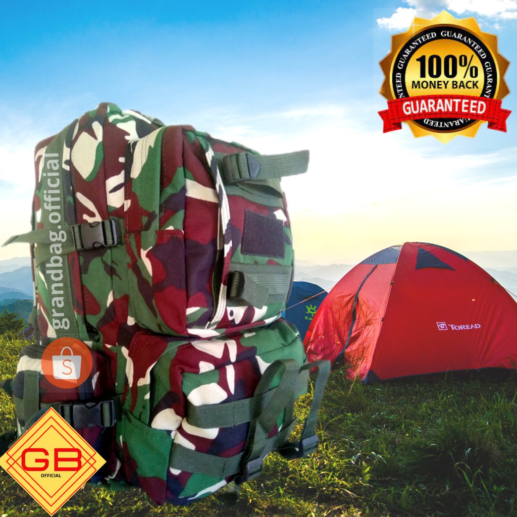 RANSEL JUMBO DORENG MALVINAS AURI TNI LORENG TNI TAS PRIA TAS PUNGGUNG TACTICAL JUMBO RANSEL ARMY RA