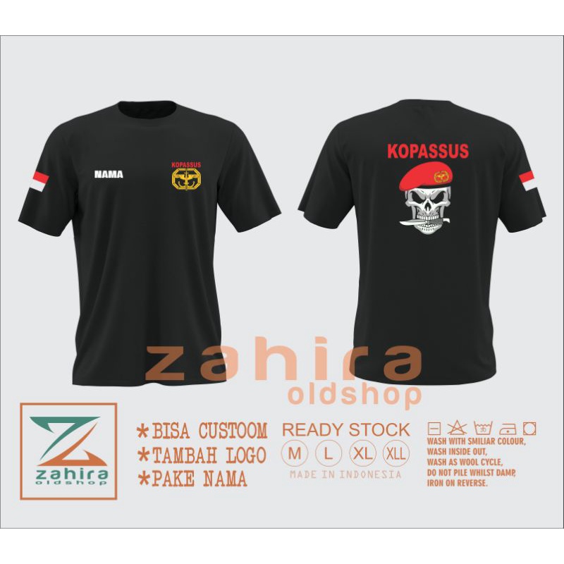 kaos kopassus atasan kopassus kaos pria kopassus