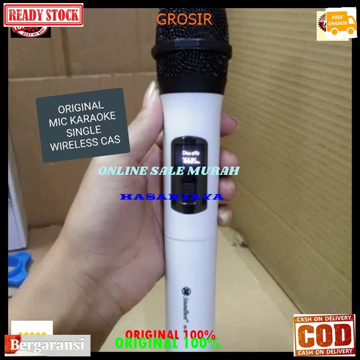 G76 Soundbest Mic microphone mik Wireless original 100% wireles UHF Single receiver cas casan mini profesional pro karaoke mikrophone audio sound system vokal vocal panggung dj studio asli  UHF  BONUS BUSA MIC BONUS KARET ANTI JATUH  Receiver minisistem C