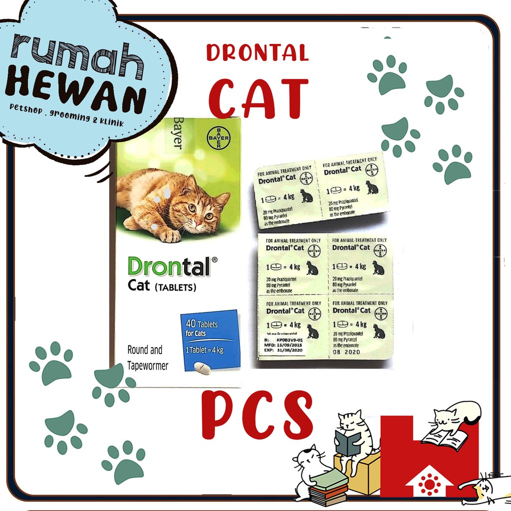 Promo DRONTAL CAT OBAT CACING KUCING