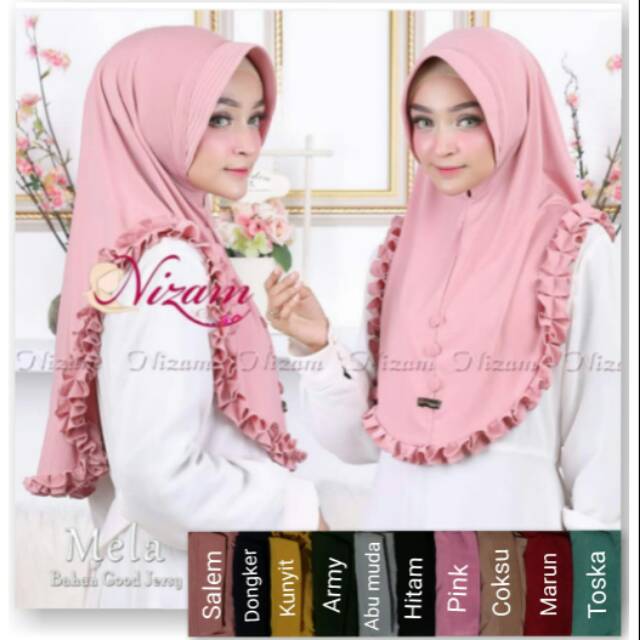Gotik Mela / Ori Nizam / Jilbab Jersey