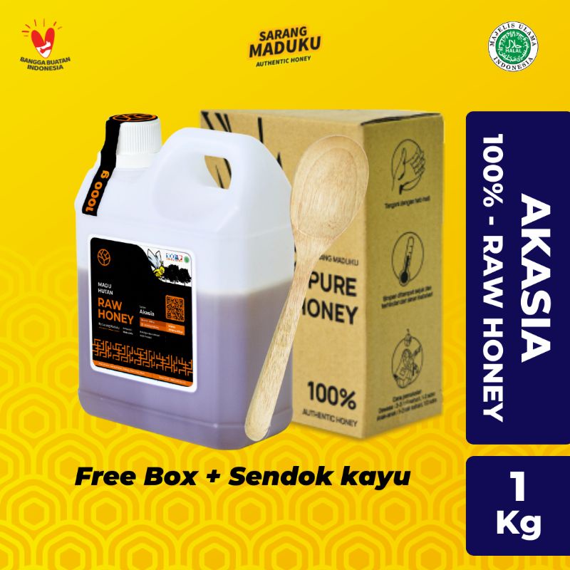 

Sarang Maduku - Madu Akasia Asli Murni 100% Raw Honey 1Kg