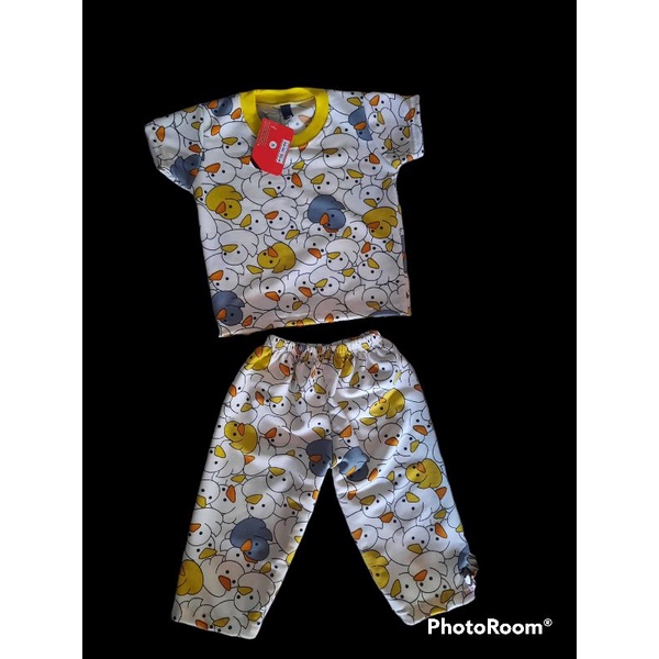 SETELAN ANAK MOTIF BAHAN Catton libby- &amp; TC LAKI2 DAN PEREMPUAN 1/3TAHUN