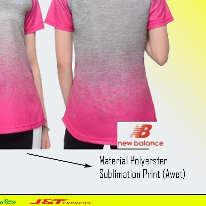 ✪ Baju Senam Wanita NB01 Fitness - Kaos Wanita XXL ➼