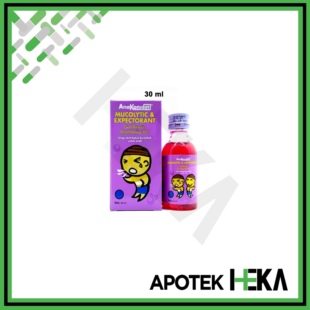 Anakonidin ME Mucolytic &amp; Expectorant Sirup Obat Batuk Berdahak Anak (SEMARANG)