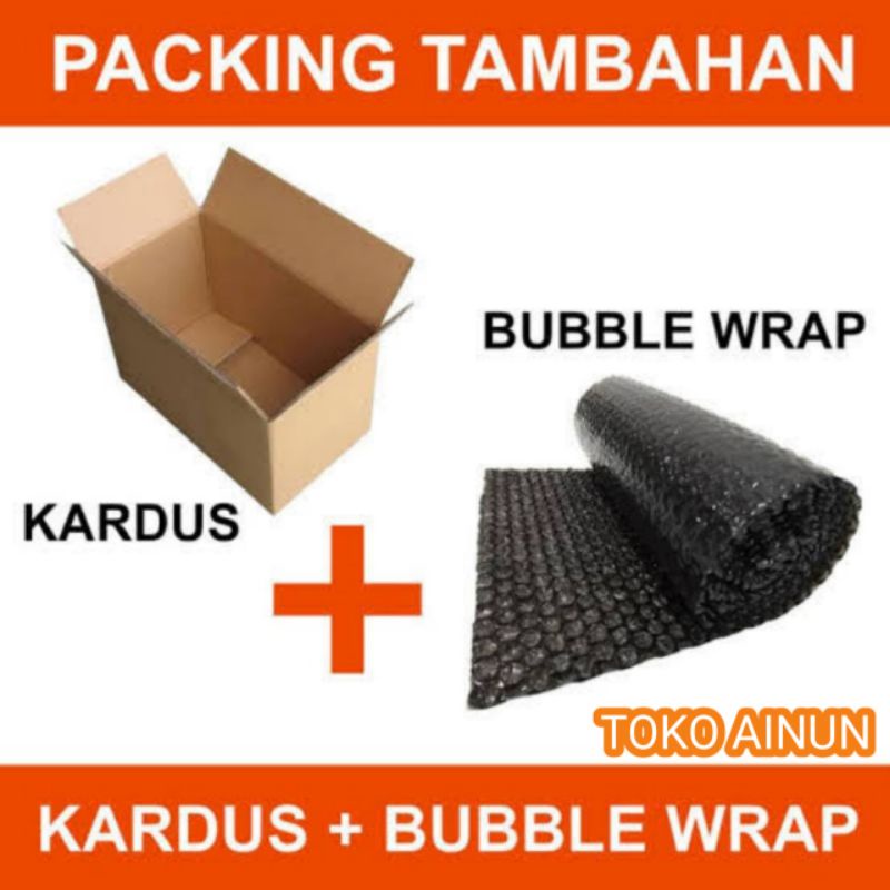 

packing tambahan kardus+bublewrab