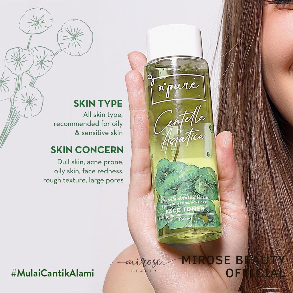 NPURE FACE TONER Centella Asiatica (Cica Series) 30ml / 150ml