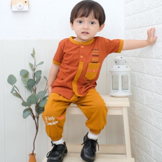 HooflaKids Setelan Baju Koko Bayi Daudy