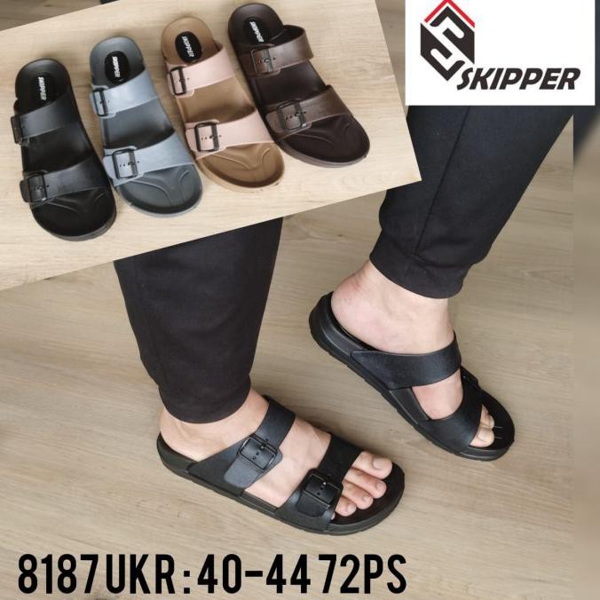 Wow Sandal Karet Pria Wanita Skipper 8187Ukr 40-44 Hot Sale