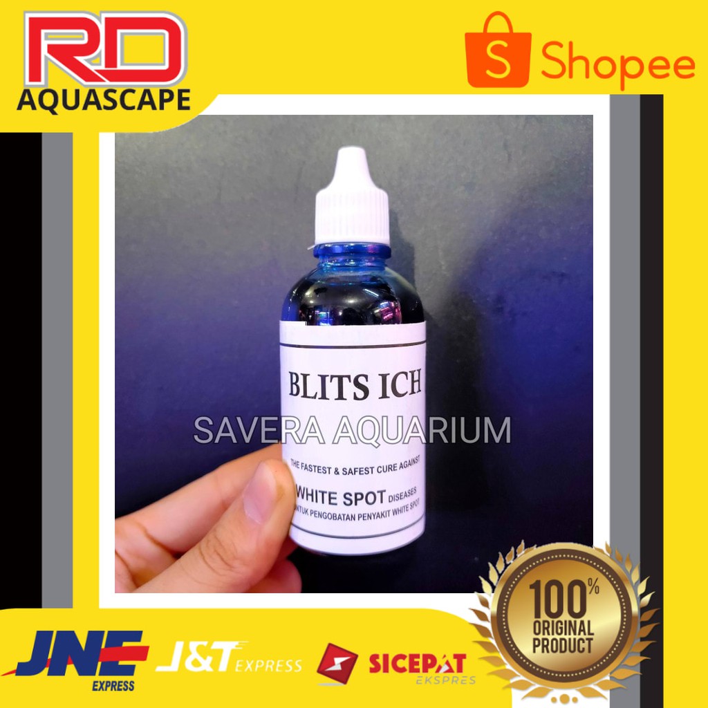 

BLITS ICH 75ml VIVIAN / OBAT IKAN BIRU / WHITE SPOT / JAMUR ORIGINAL-GARANSI