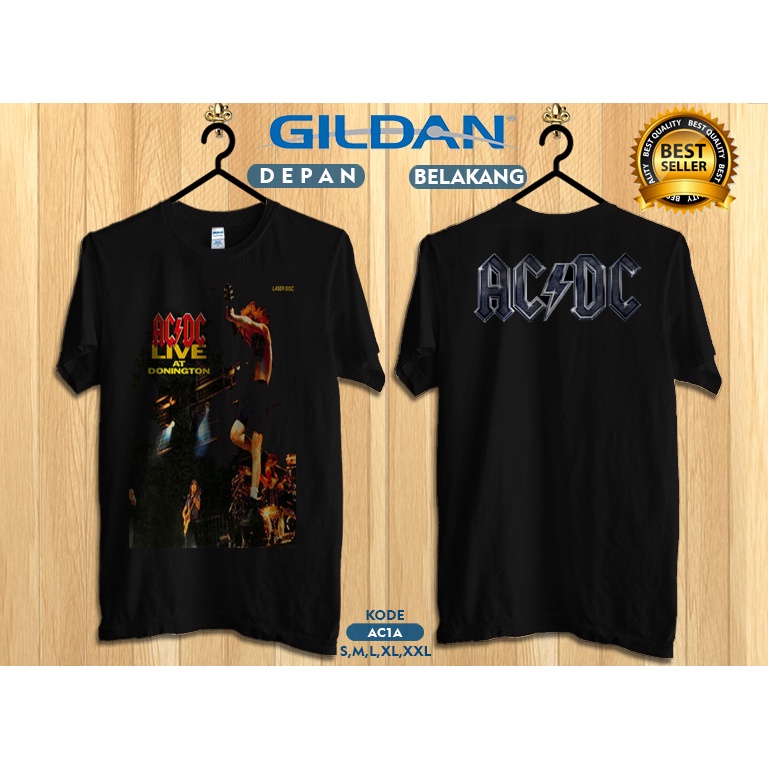 Kaos ac dc live at donington original gildan ac01
