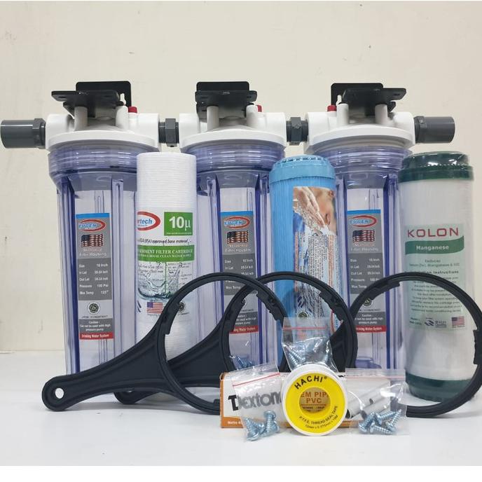 Jual Paket Filter "Airku I " SedimenGac Manganese (Besi) Shopee