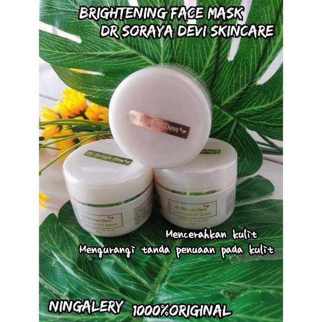 BRIGHTENING FACE MASK Soraya devi skincare