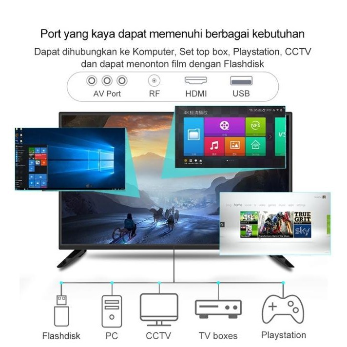 (NOTA) TV LED 40 inch FHD Televisi Murah(TCLG-S40C)