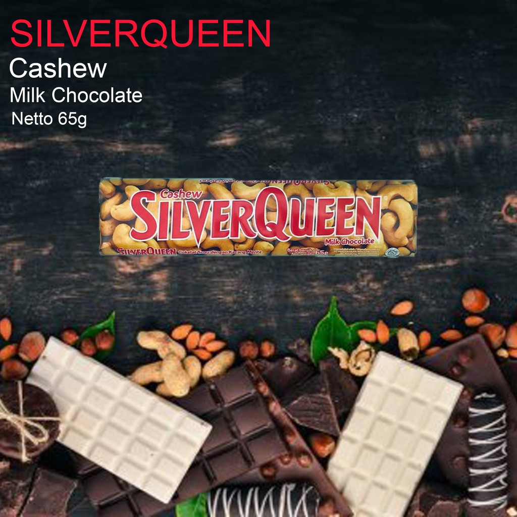 Silverqueen Cashew / Milk Chocolate / Cokelat / 65g