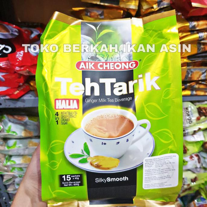 

Teh-Bubuk- Aik Cheong Teh Tarik Ginger Halia Milk Tea 4in1 600gr -Dijamin-Halal.