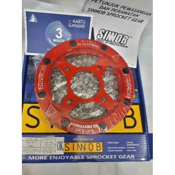 Barang Pilihan.. Gear sinnob sonic 150 r sonic150 sonic150r sonic 150r sinob gir set sinnob supra gt