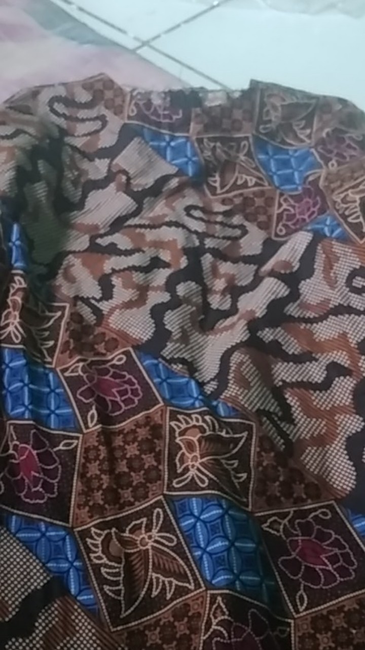 Batik Couple Keluarga Atasan Motif Sogan Loreng - Nivana Batik