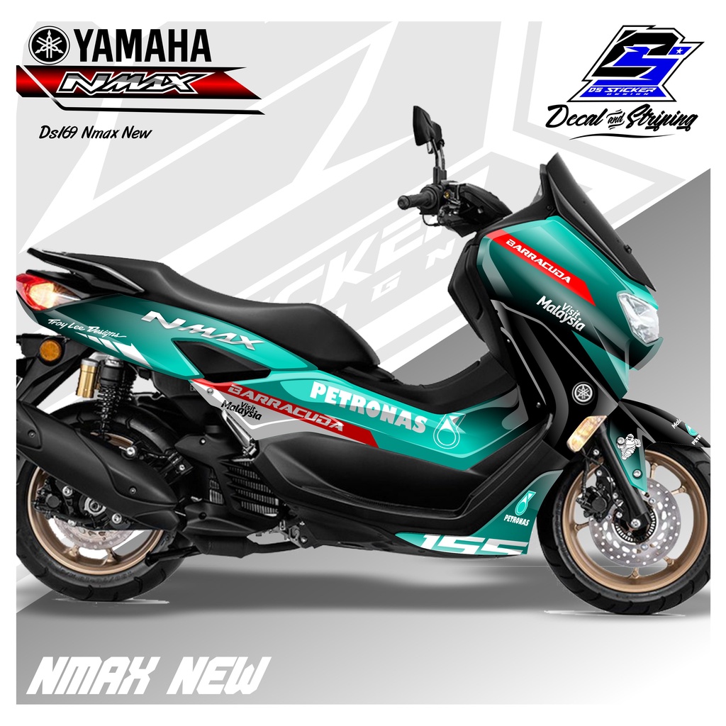 DS169 Decal fullbody NMAX New 2020 Grafik Petronas MotoGP Fullblok