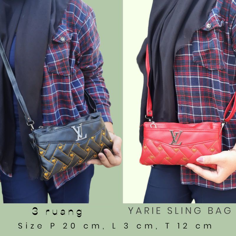 YARIE  SLINGBAG 3 RUANG / TAS SELEMPANG YARIE