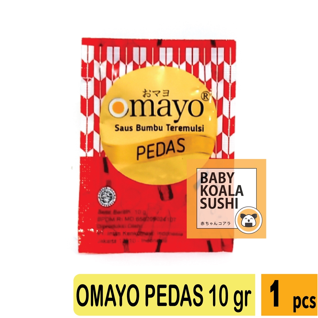 OMAYO Mayo Pedas 1 pcs Halal│ Mayonnaise Spicy